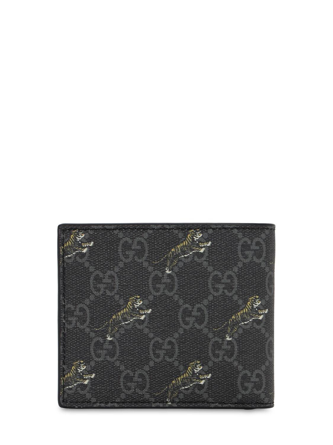tiger print gg supreme wallet