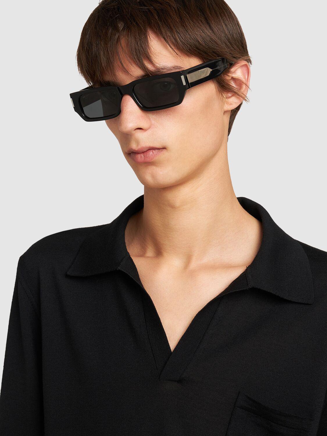 SAINT LAURENT サングラス　黒　SL660 Saint Laurent SL 660 Acetate Frame - Black at Amazon Women's