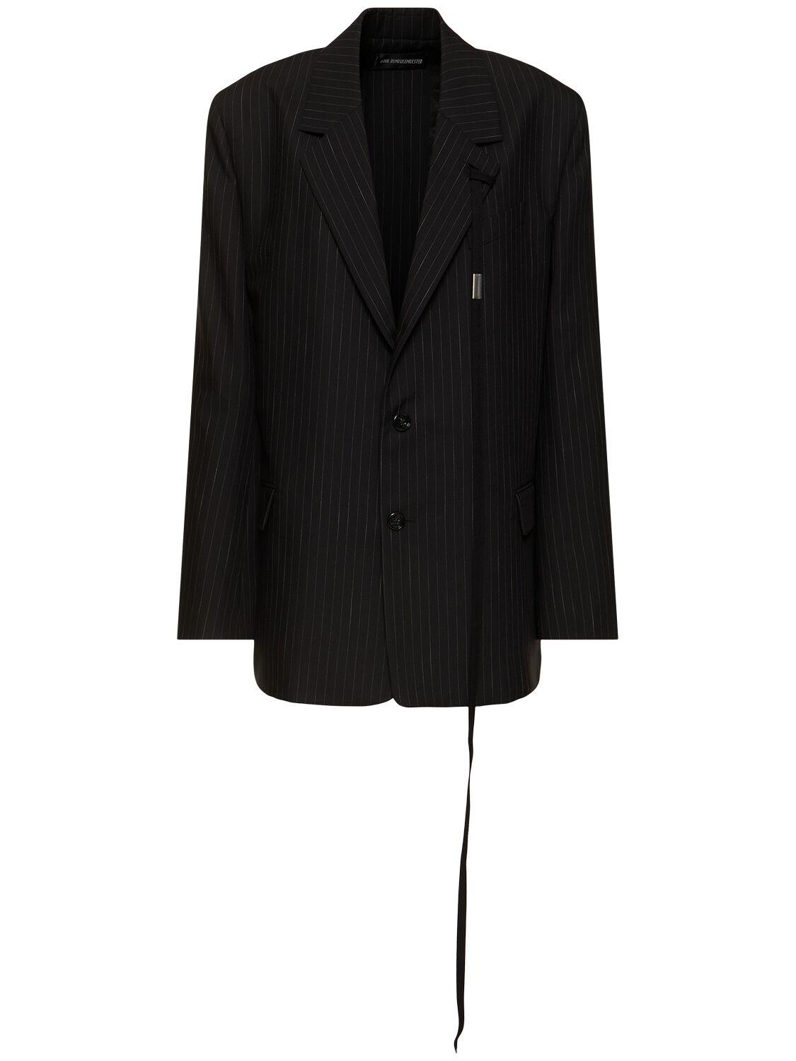 Ann Demeulemeester レディース ブラック Lizzie ピンストライプ 