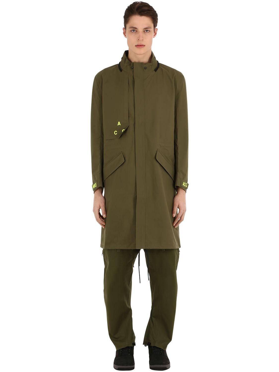 Nike Nikelab Acg Gore Tex Coat In Green For Men Lyst