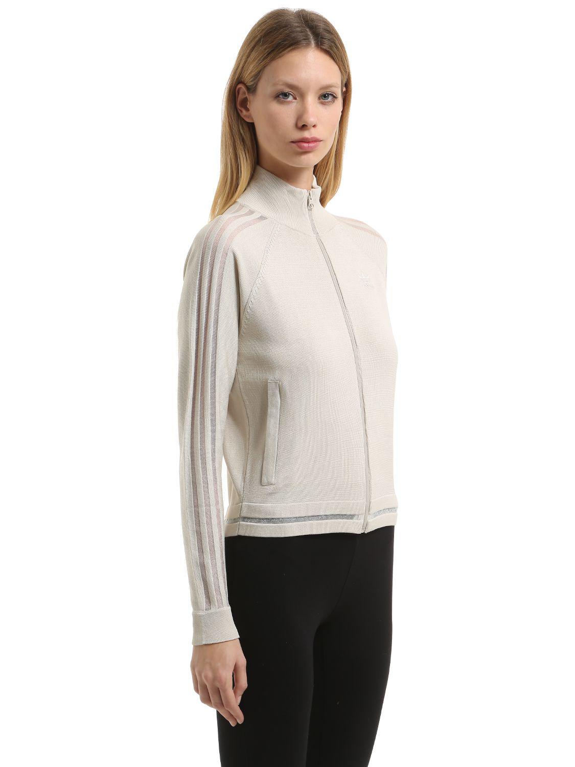 adidas knit track jacket