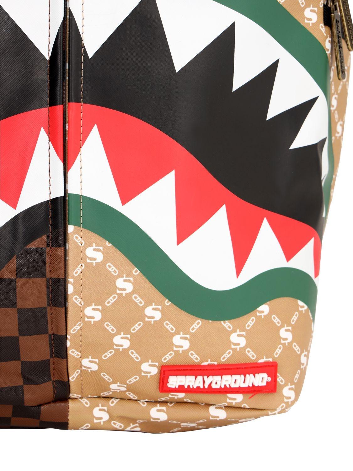 Sprayground Paris Vs Florence Shark Backpack Backpack Brown - ShopStyle