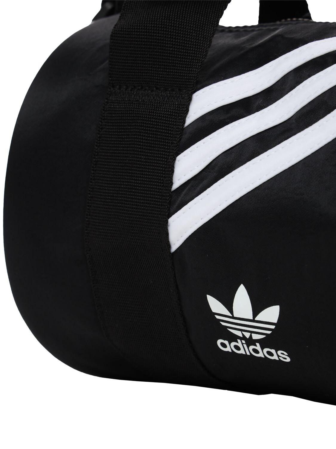 adidas Originals Mini Duffle Bag in Black | Lyst