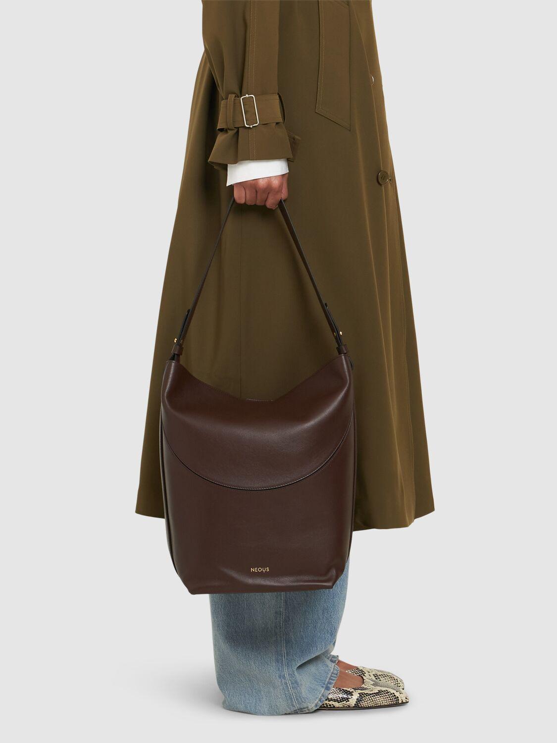 Neous Medium Pavo Leather Tote Bag in Brown | Lyst