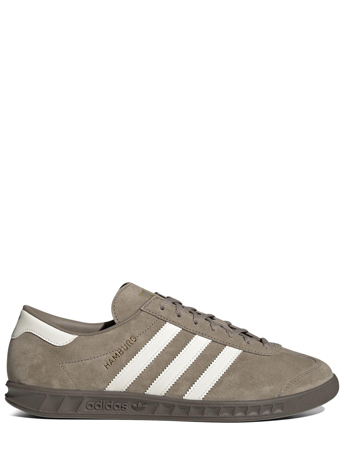 Adidas Original Adidas Hamburg Grey And White Adidas Originals