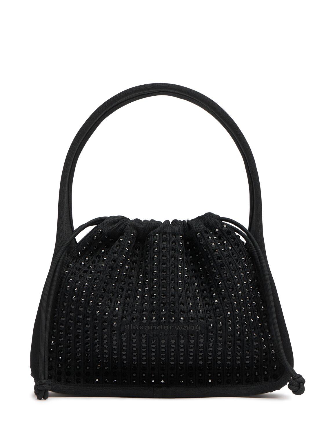 Alexander Wang レディース ブラック Small Ryan ニットバッグ トップ 