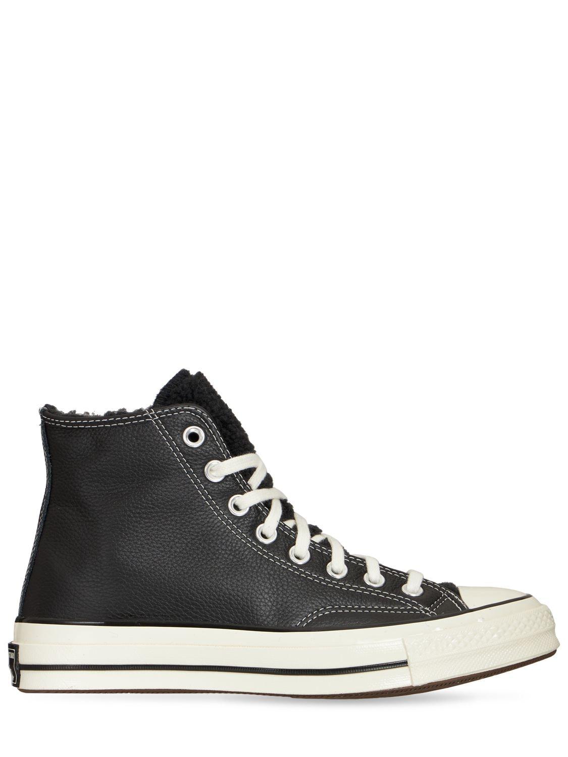 Converse shearling sneakers discount