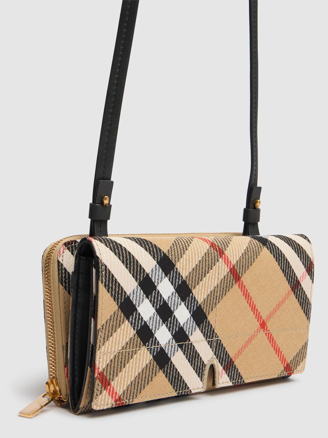 Burberry Snip Multi Pouch Canvas Shoulder Bag | Lyst UK