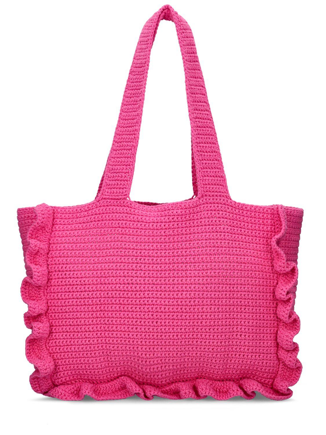 ganni-Shocking-Pink-Femme-Sac-