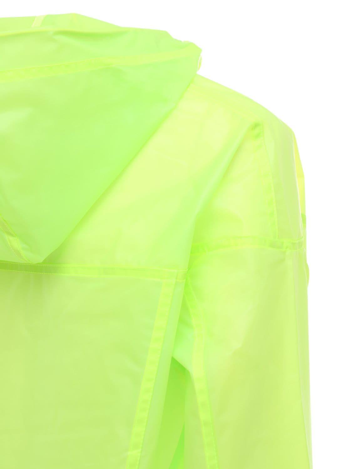 Nike W Nsw Wr Jkt Transparent Jacket, Logo-print Pattern in Green 