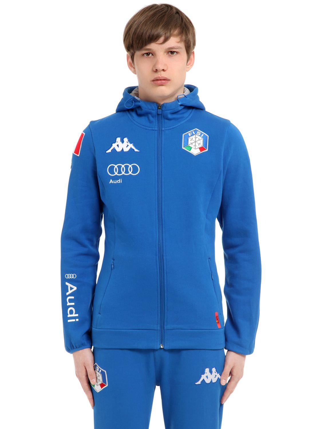 Kappa Fisi Italian Ski Sweatshirt in Blue for Men |