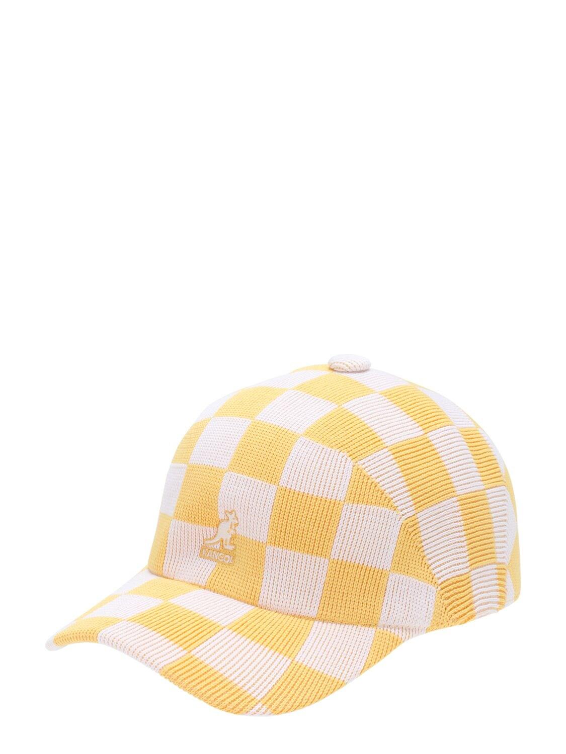 Kangol Checkered Tropic Spacecap Hat in Yellow for Men Lyst