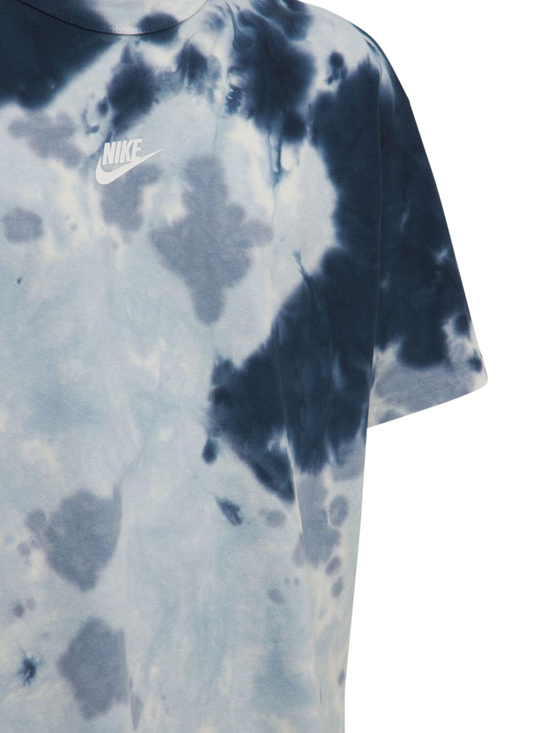 Nike Essential Tie-dye T-shirt in Blue for Men | Lyst