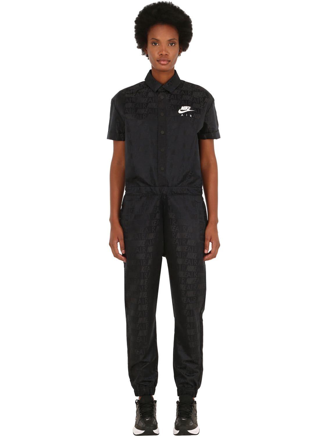 Nike Nsw Air Techno Jumpsuit in Black - Lyst