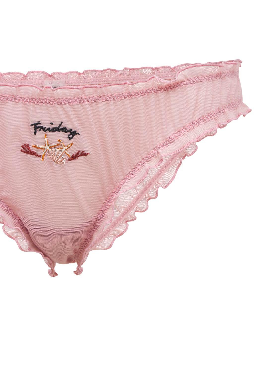 Sparen Sie 2% Damen Bekleidung Dessous Höschen und Unterwäsche Love Stories Set 5 Wochentags-slips lola in Pink 