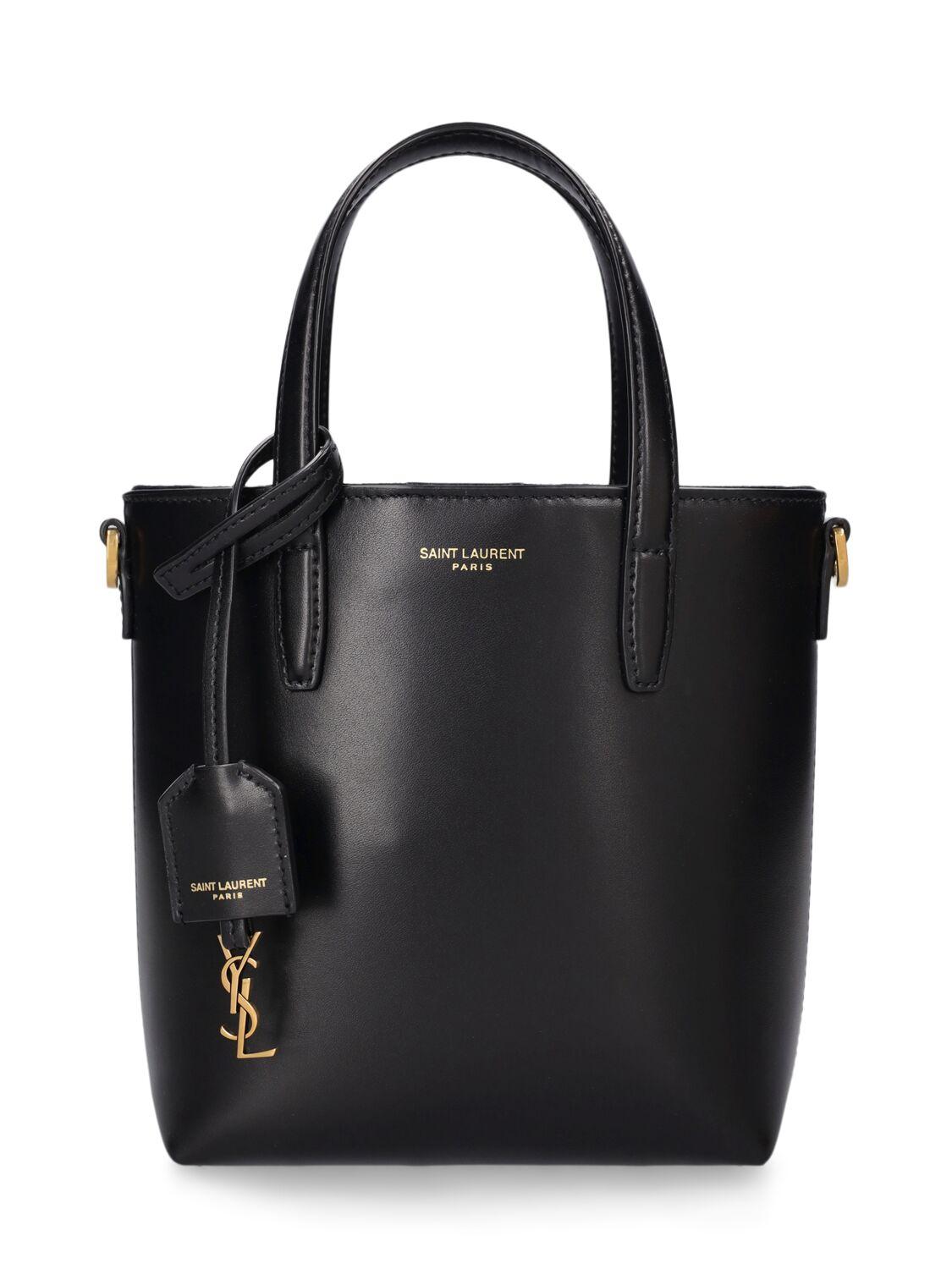 SAINT LAURENT ブラックレザーバッグ