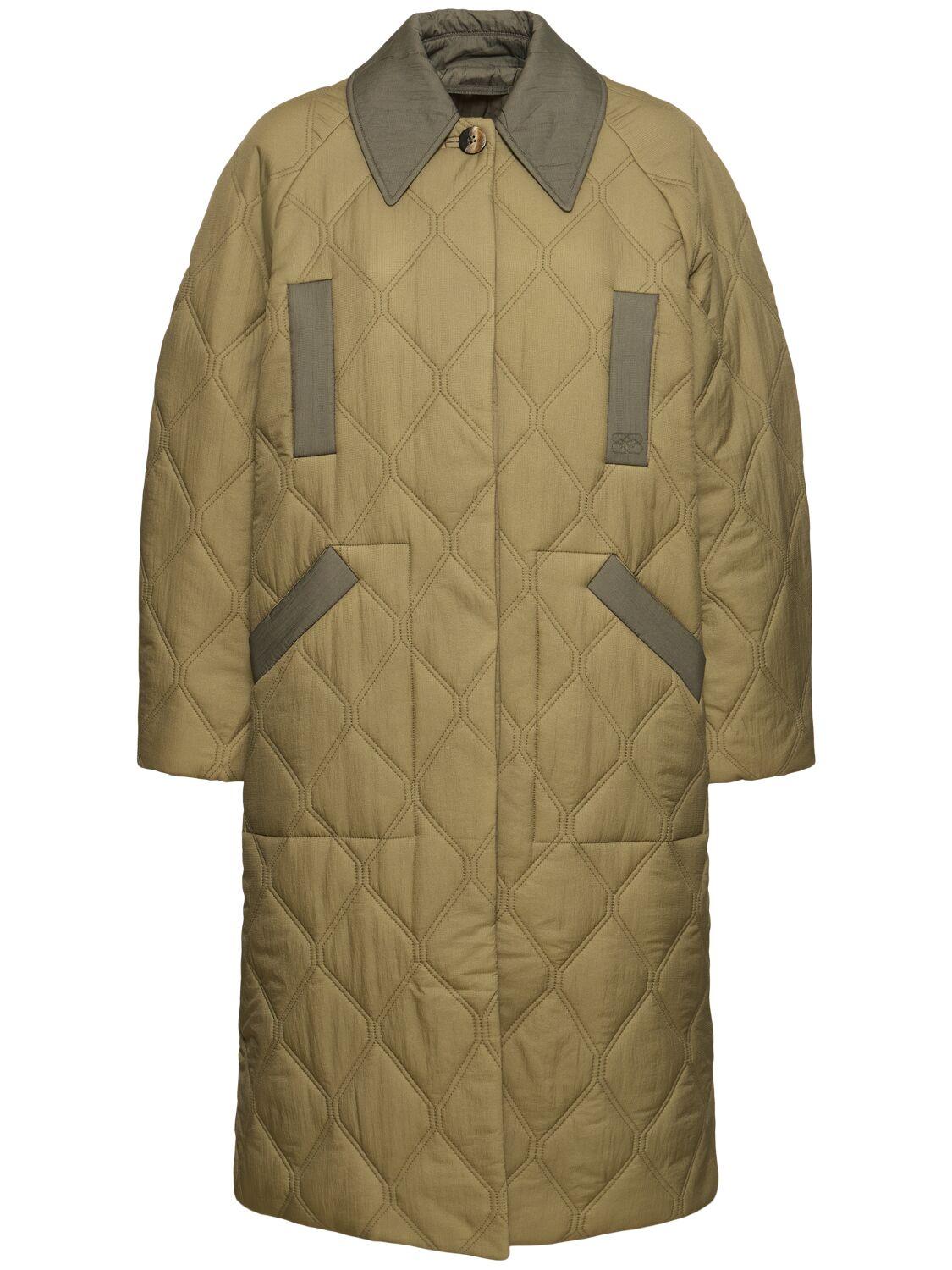 GANNI / ガニー】Recycled Ripstop Quilt COAT（ADAM ET ROPE