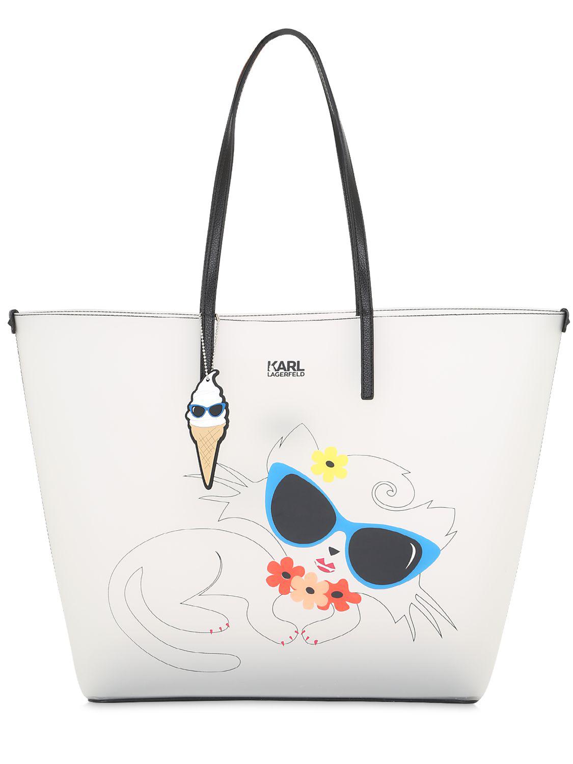 karl lagerfeld beach bag