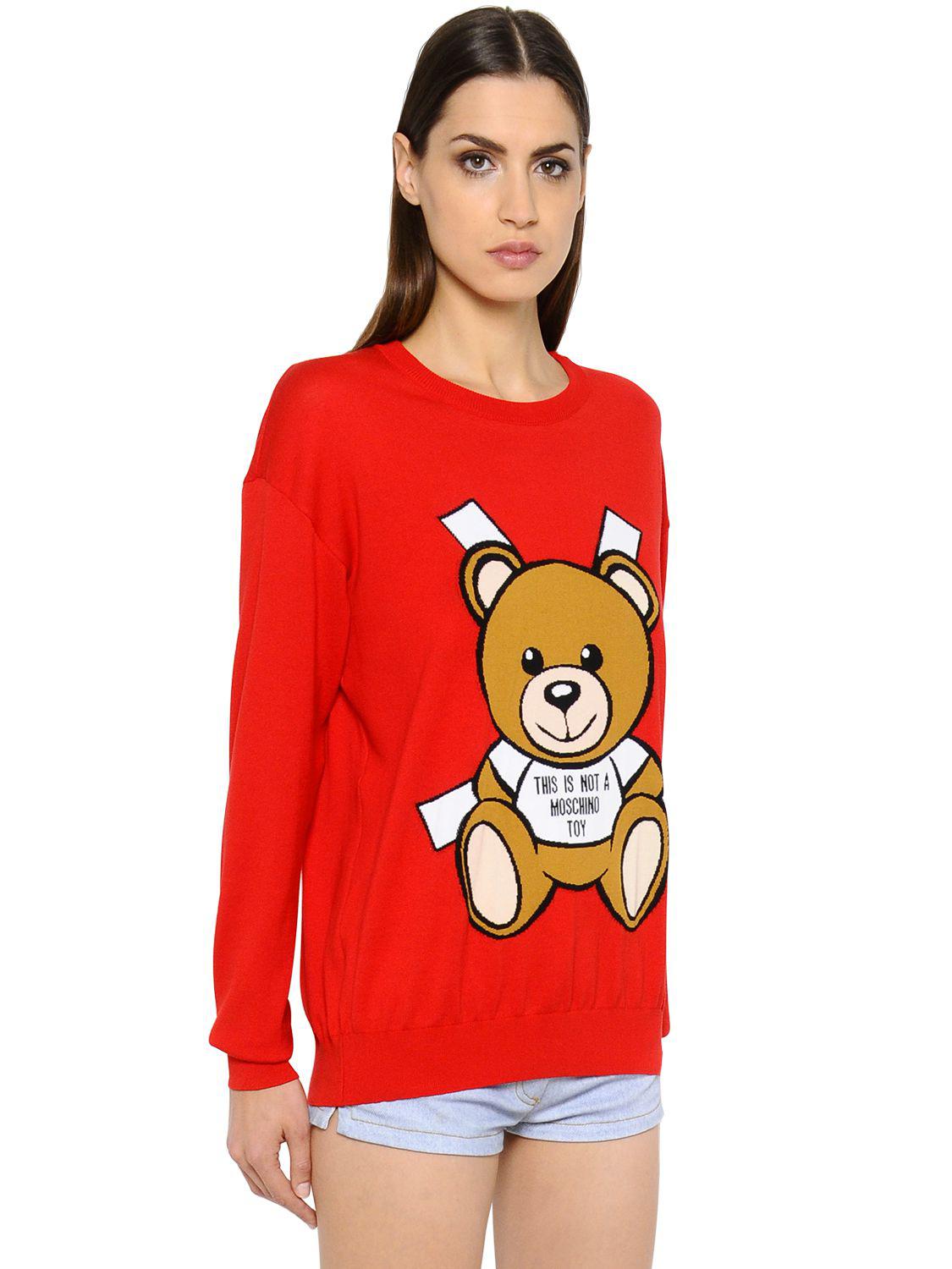 moschino toy sweater