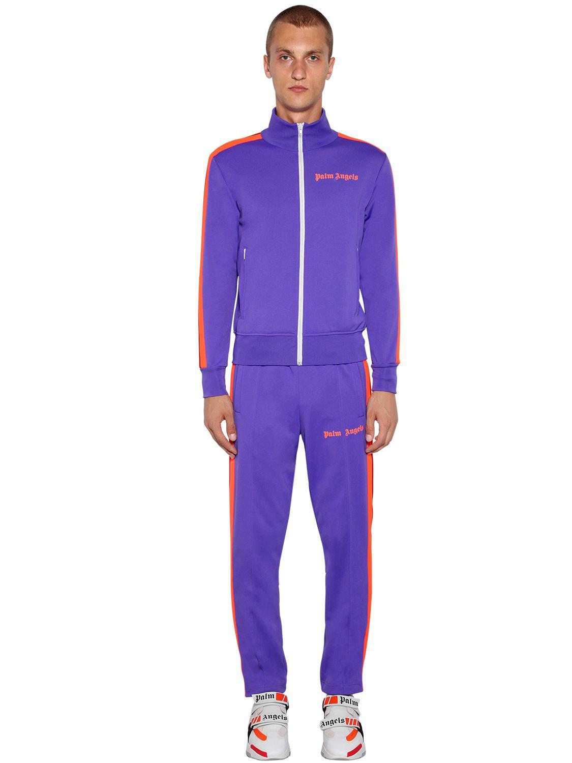 palm angels orange tracksuit