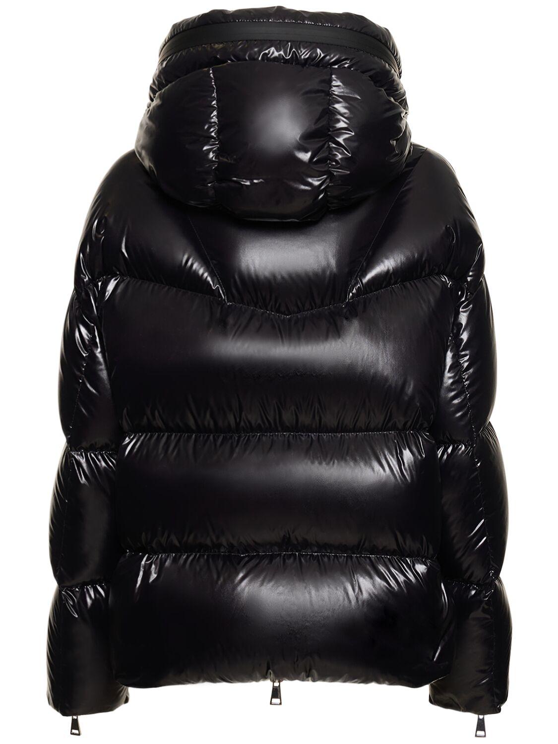 Moncler Huppe Short Down Jacket in Black | Lyst Moncler Huppe Short Down Jacket in Black | Lyst