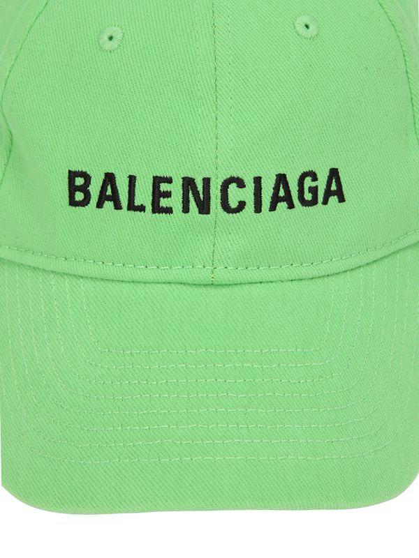 neon green balenciaga hat