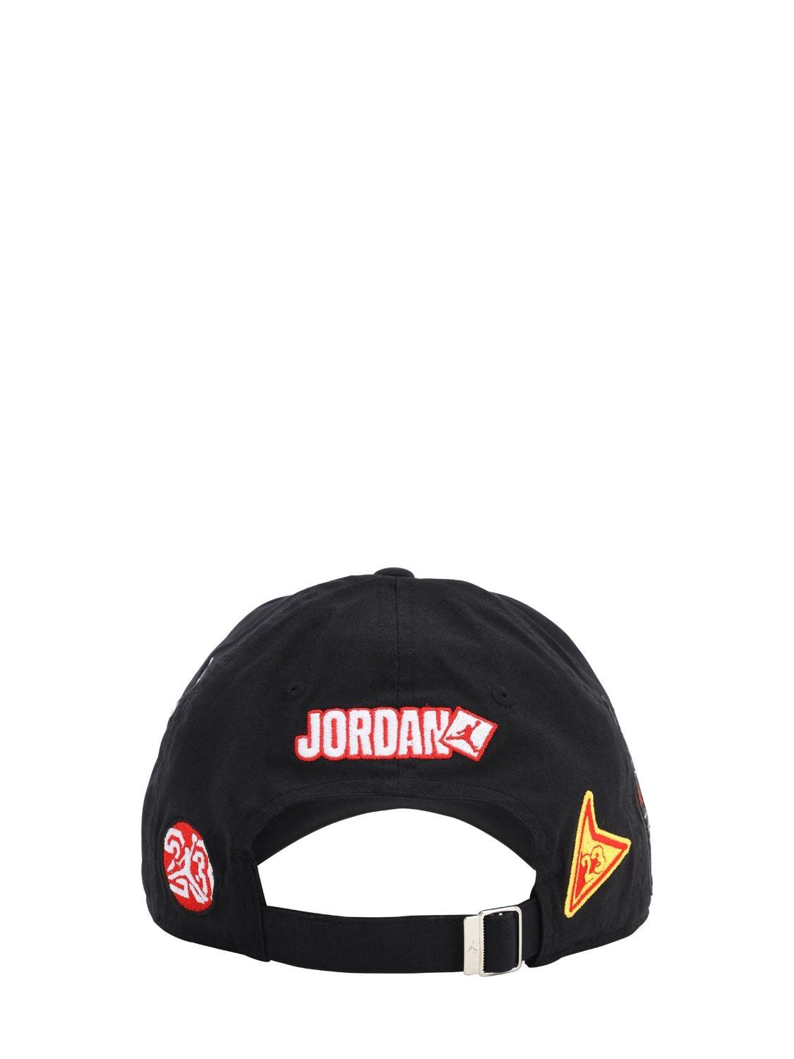 Nike Jordan H86 Cap Sticker Baseball Hat in Black | Lyst