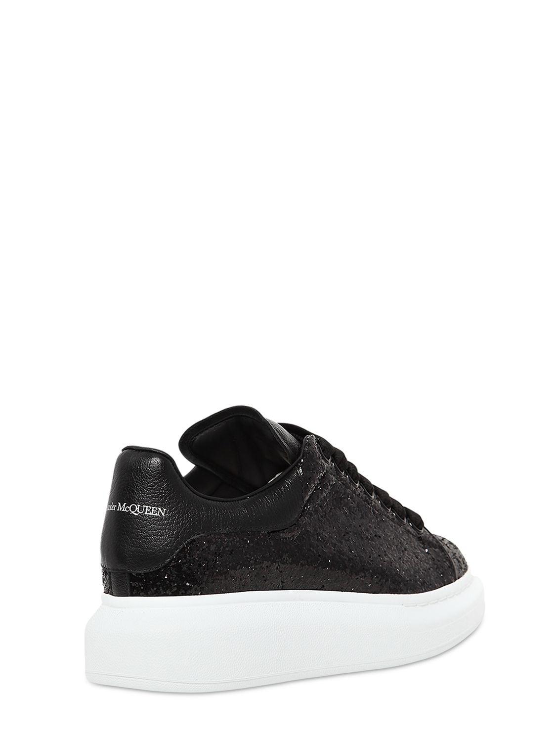 glitter black mcqueens