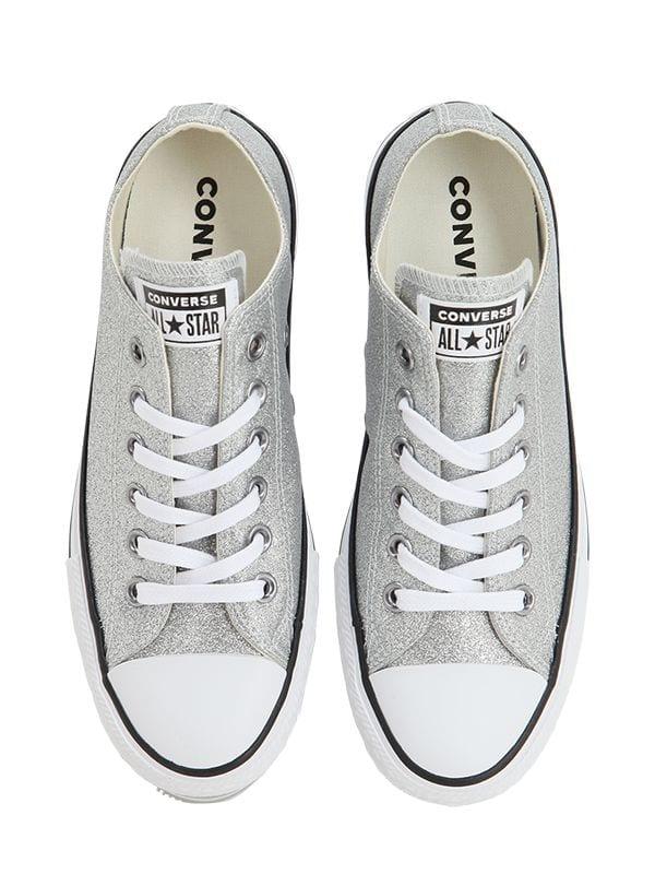 converse platform silver