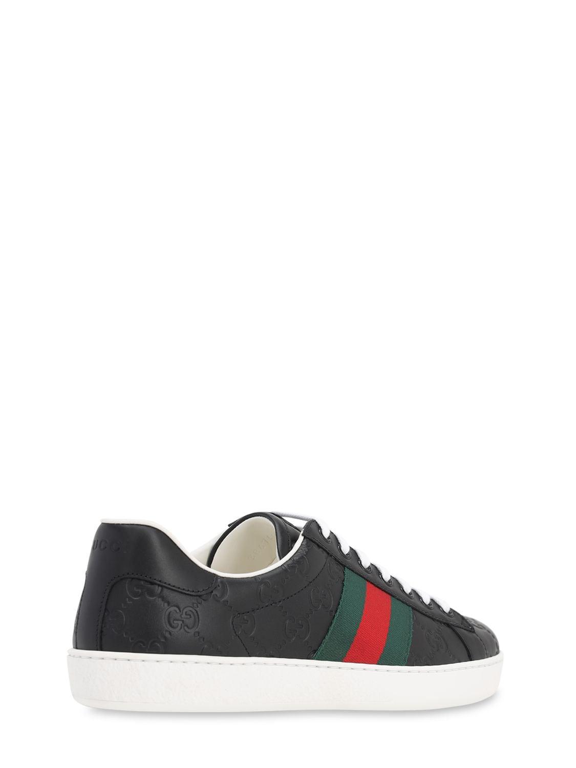 black gucci trainers mens
