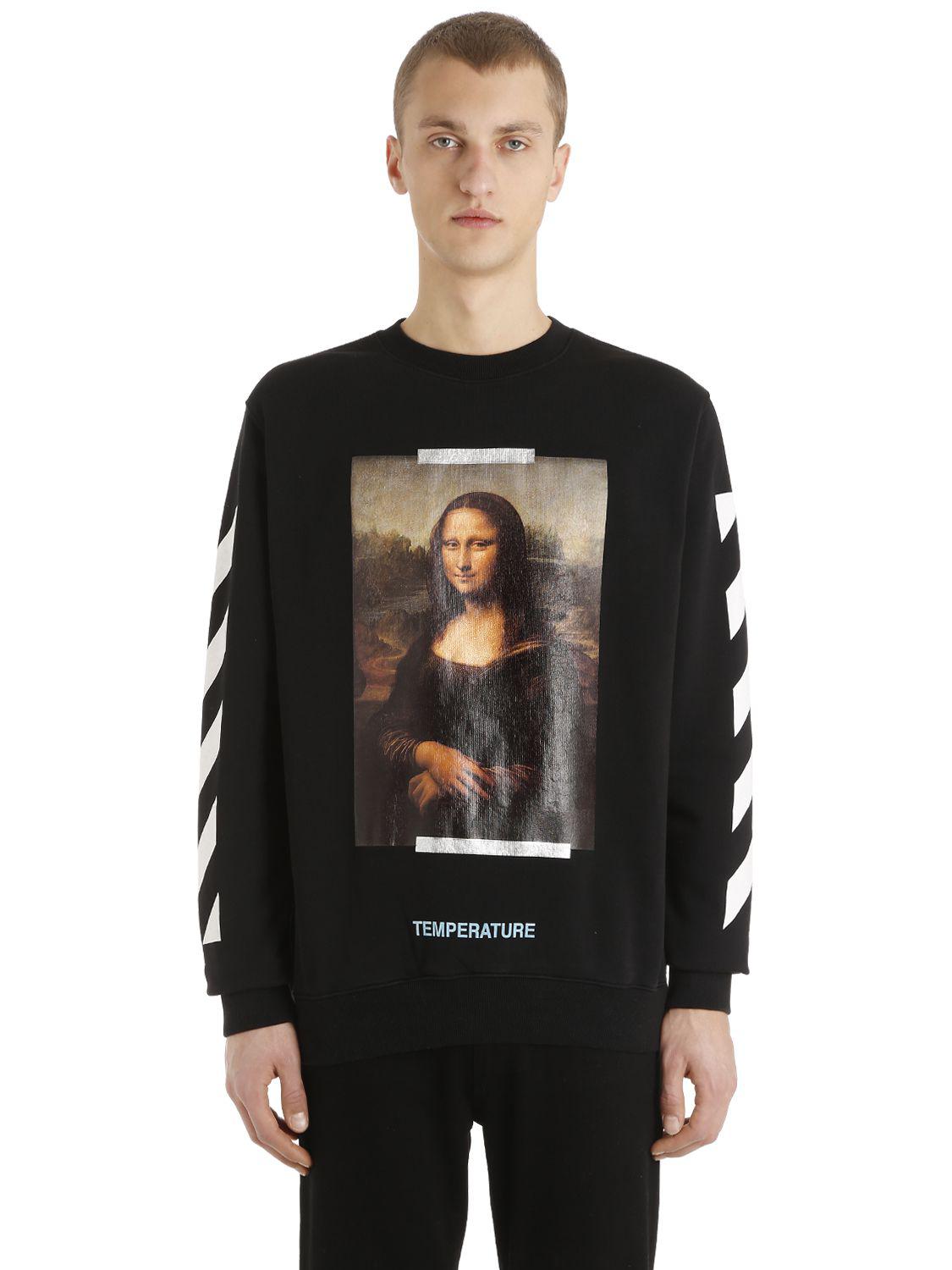 fake off white mona lisa hoodie