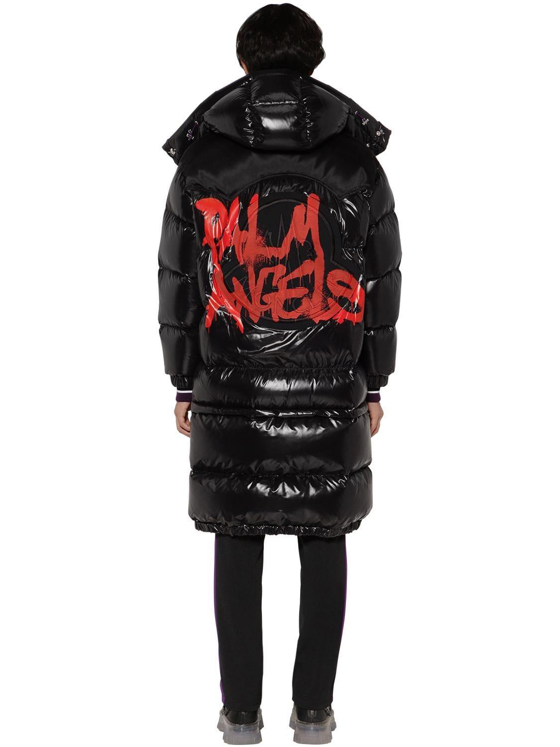 Moncler Genius Palm Angels Billy Nylon Down Jacket in Black for Men | Lyst