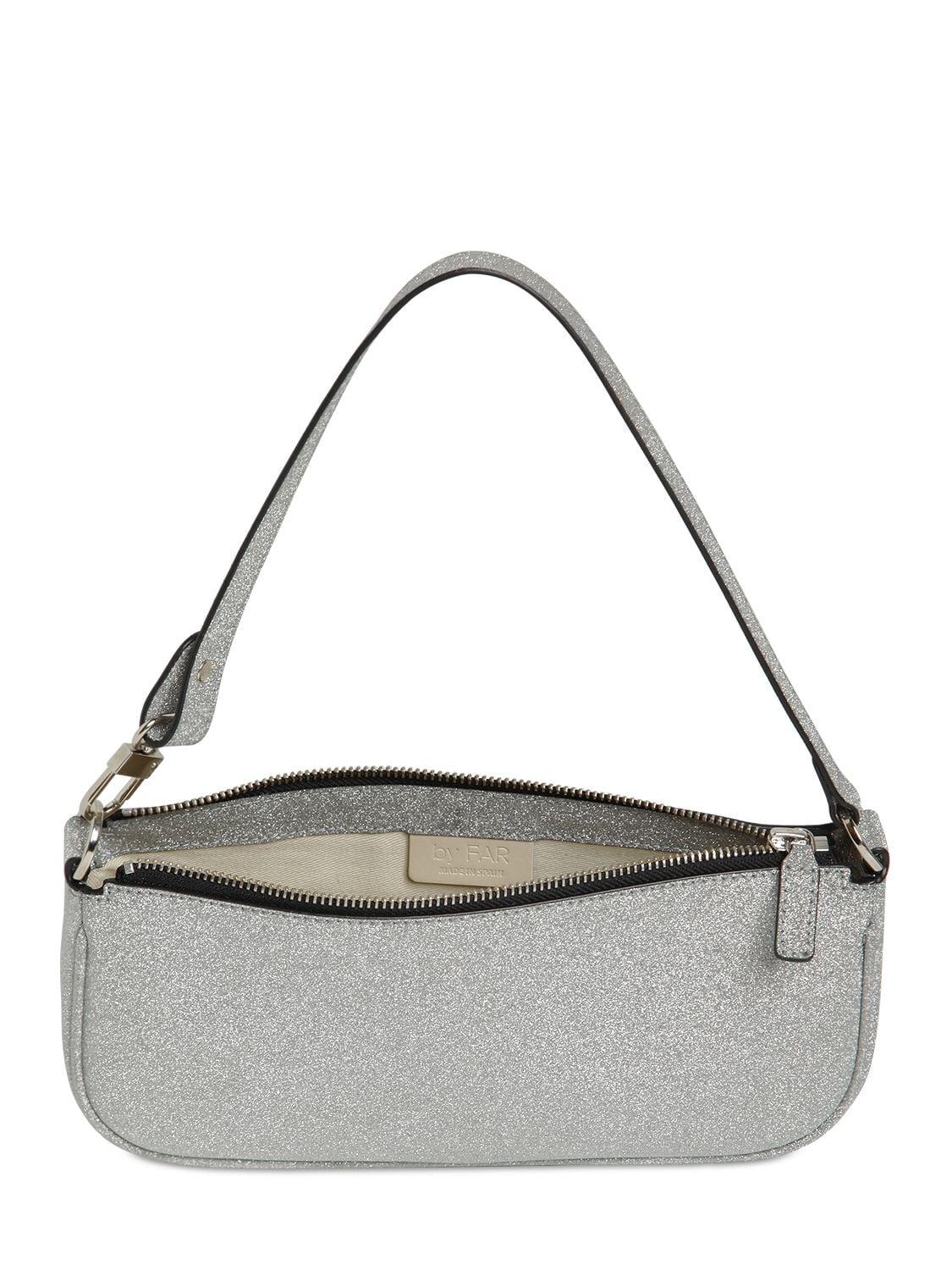 BY FAR Rachel Glitter Shoulder Bag in Metallic Lyst