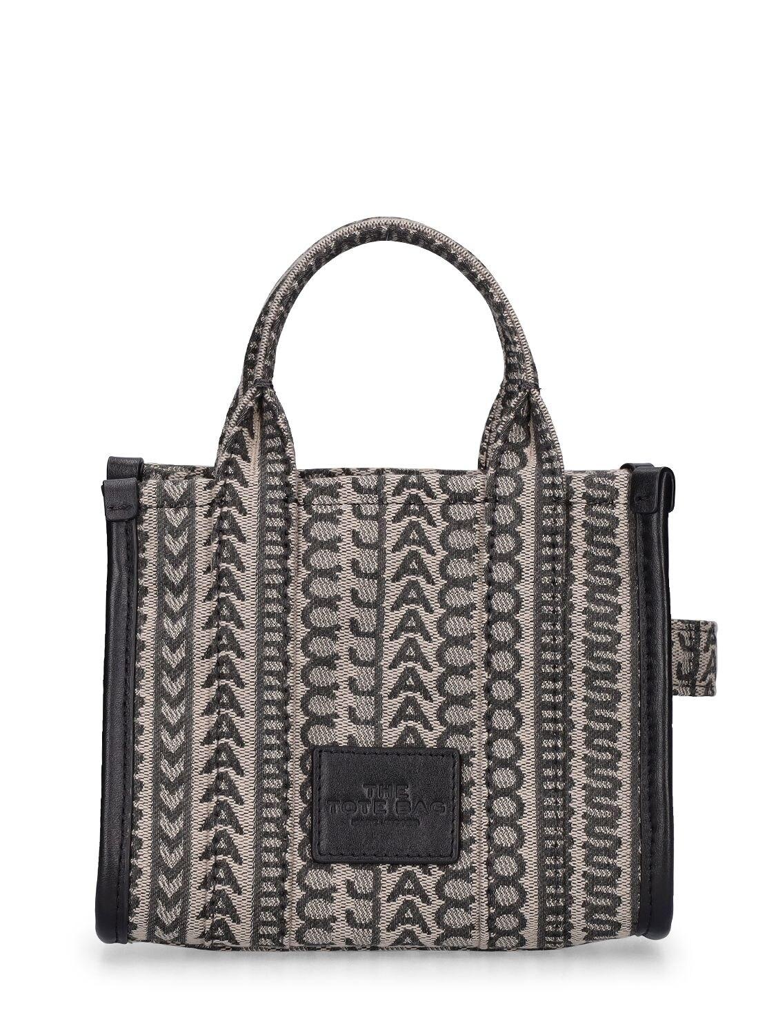 Marc Jacobs The Micro Monogram Tote Bag in Black | Lyst Canada