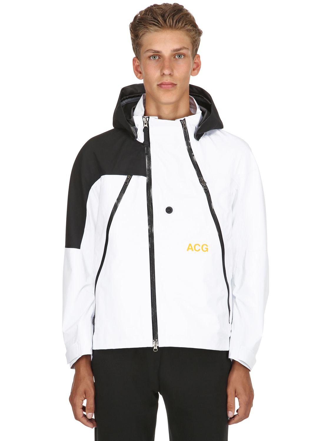 Nike Nikelab Acg Gore-tex Alpine Jacket in White for Men | Lyst UK