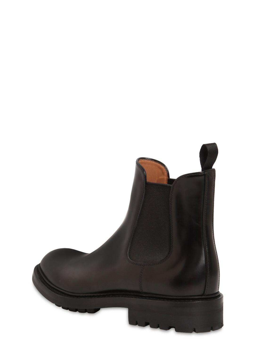 Church's 20mm Genie Brushed Leather Boots in Black - Lyst