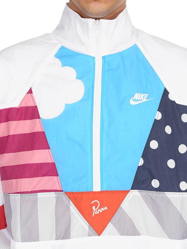Nike X Parra Half Zip Tracksuit in White for Men | Lyst Canada