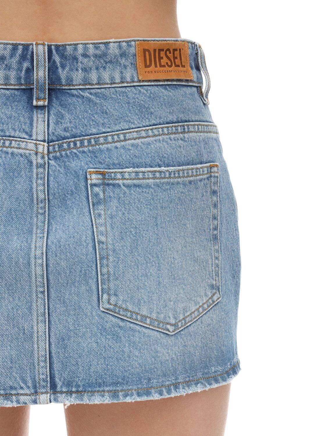 diesel denim mini skirt