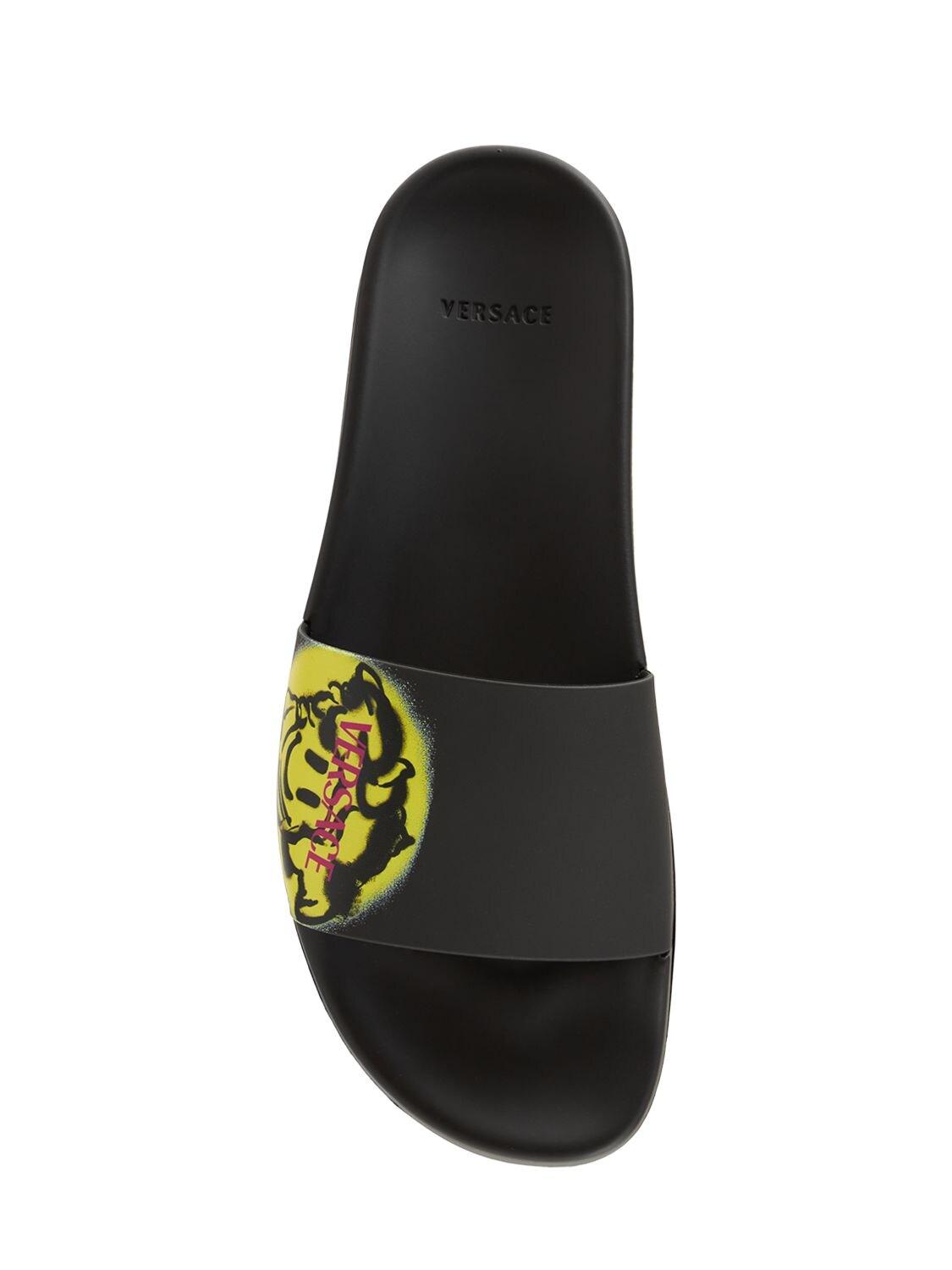 Versace Medusa Smile Print Rubber 