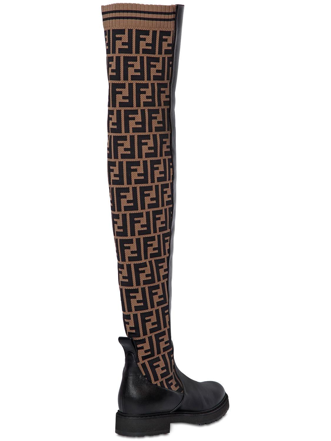 fendi thigh boots