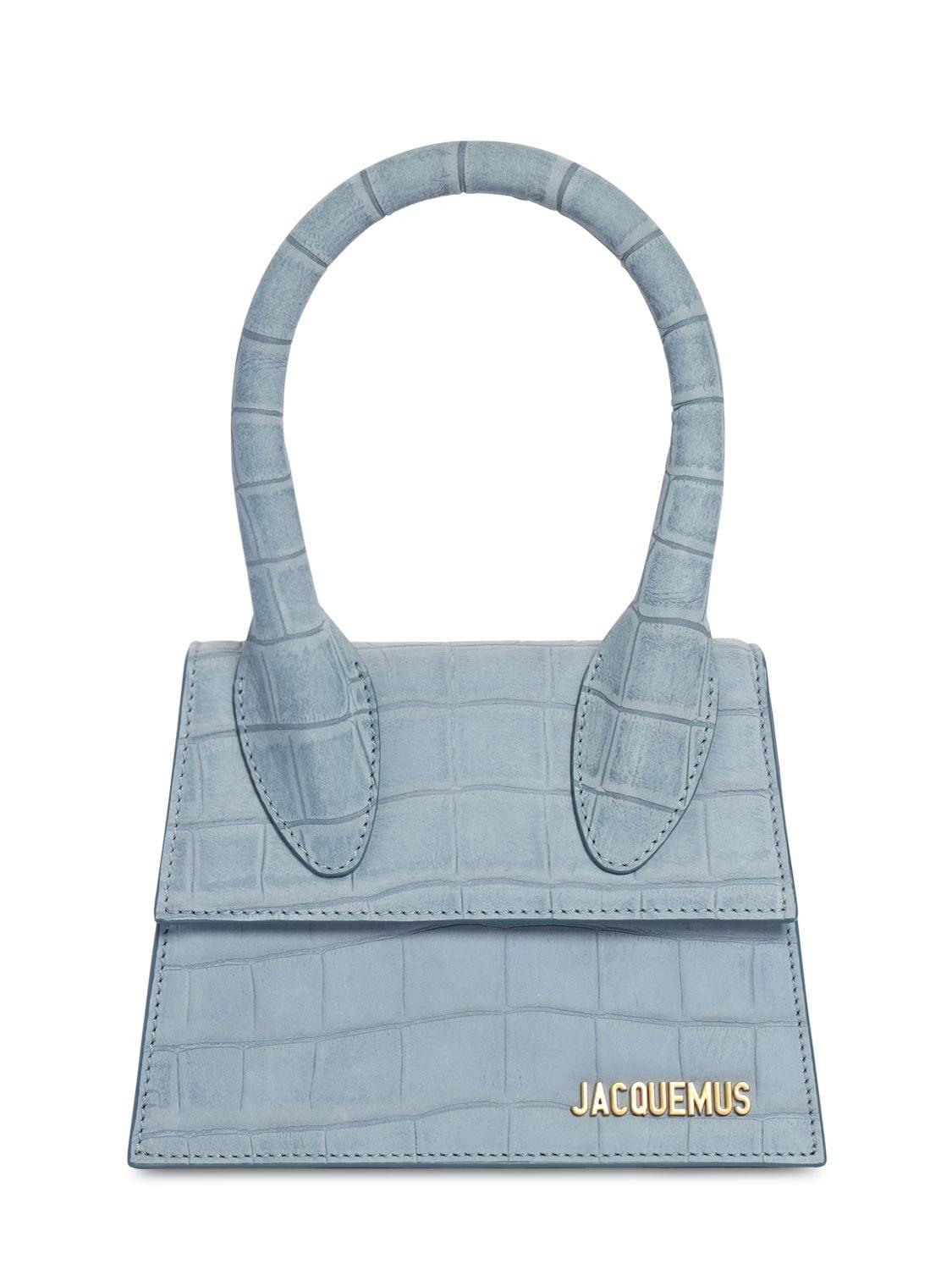 le chiquito moyen croc embossed bolsa