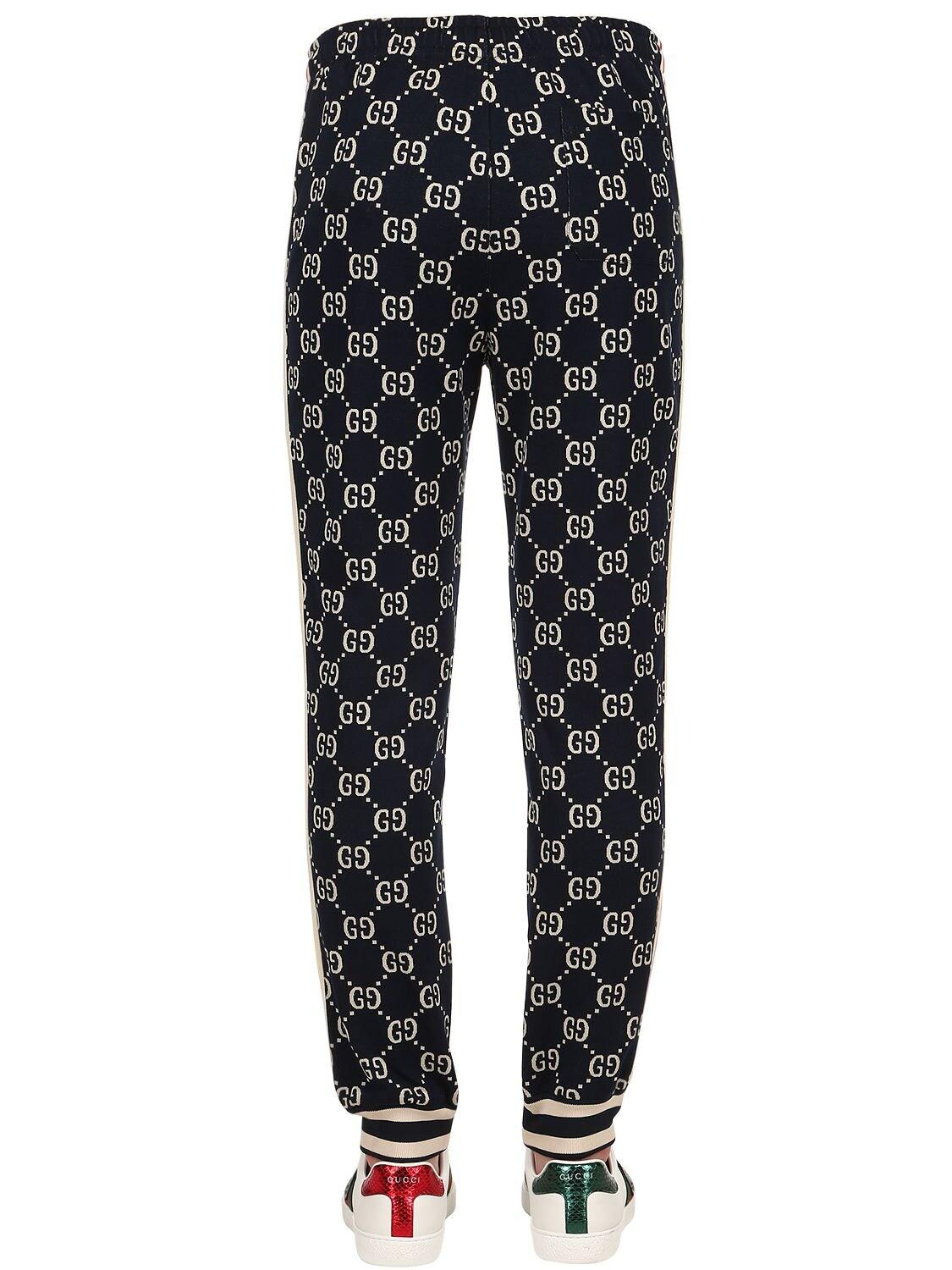 gucci blue sweatpants