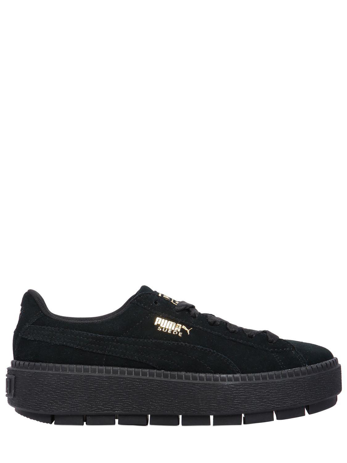 puma basket platform camoscio puma basket platform camoscio