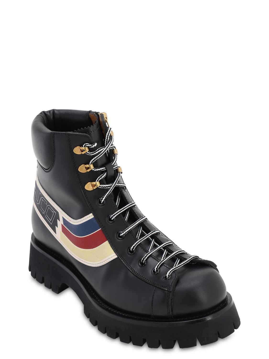 gucci army boots