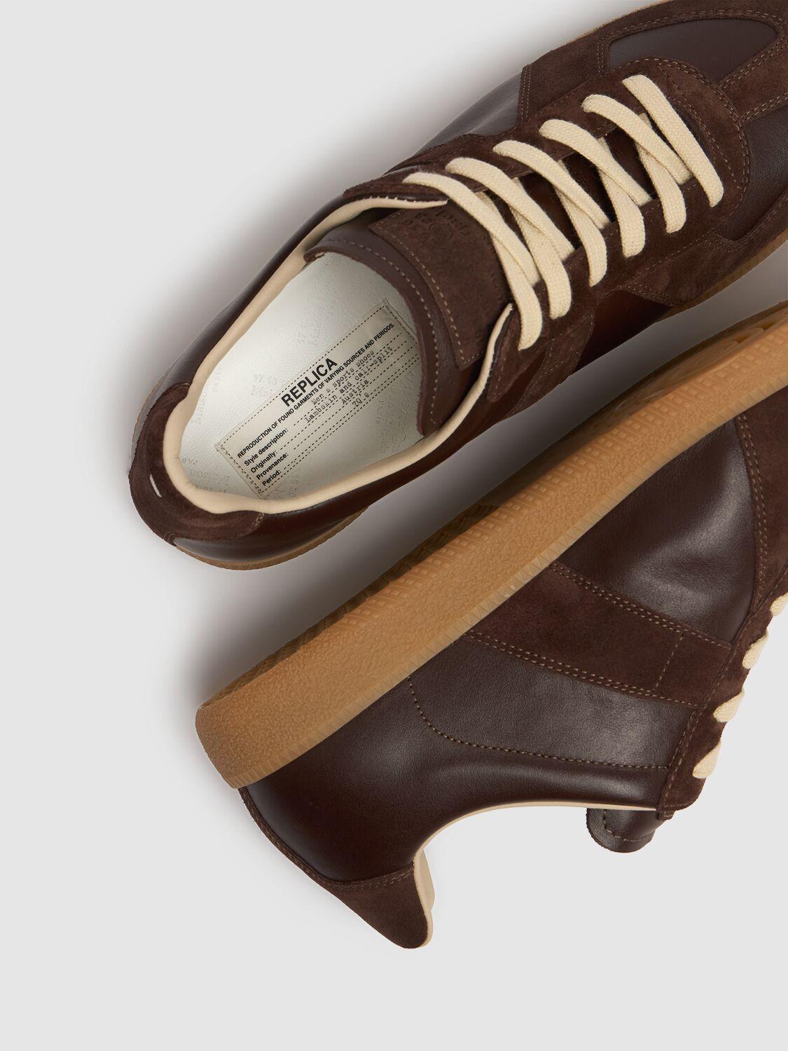 Maison Margiela メンズ ブラウン Replica レザー&スエード