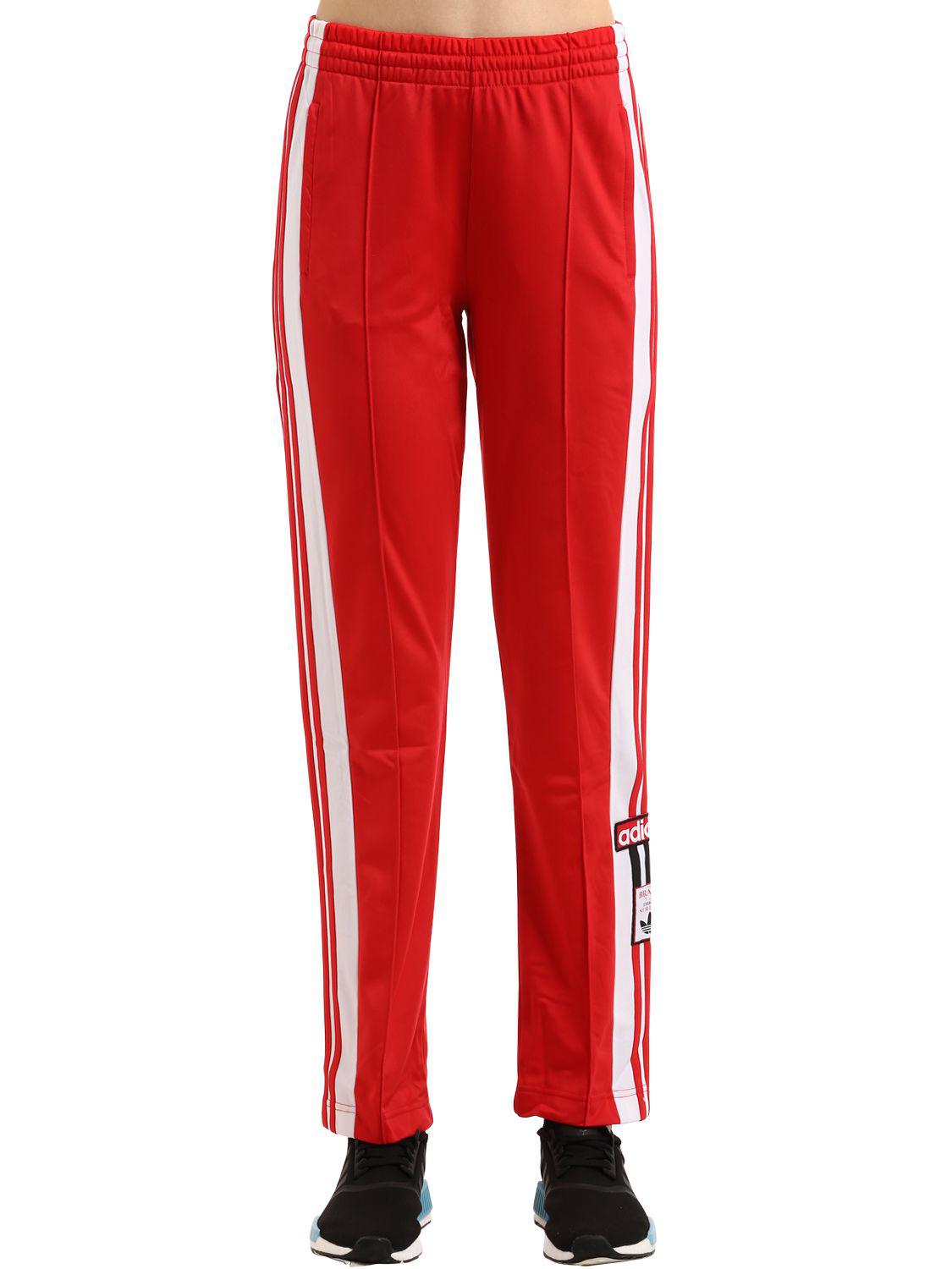 red adibreak track pants