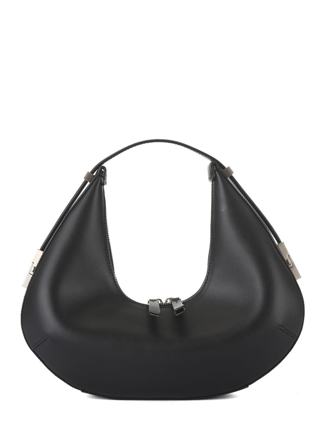 OSOI Toni Hobo Leather Shoulder Bag in Black | Lyst