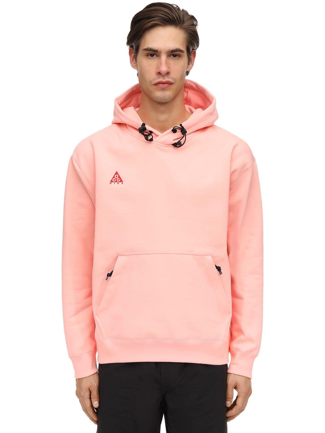 nike acg pink hoodie