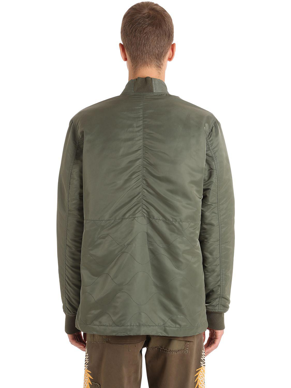 Maharishi Synthetic Ma65 Nylon Kimono Jacket in Olive Green (Green) for ...
