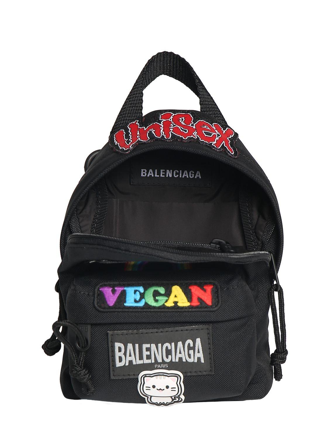 Balenciaga Synthetic Gamer Patch Oversized Nylon Backpack in Black for Men  | Lyst